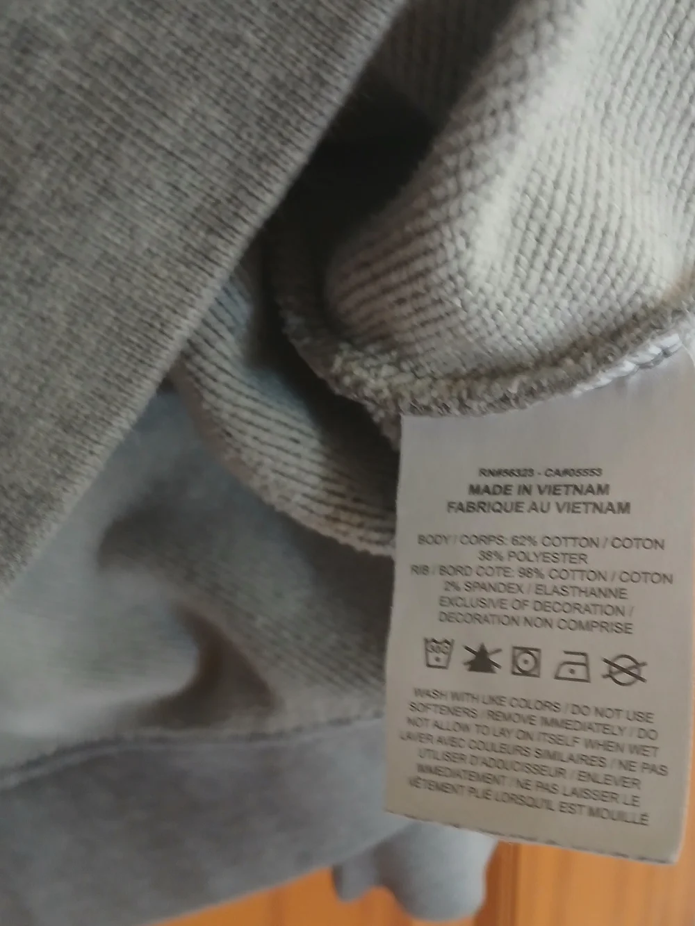 Nike Gray Dri-Fit Crewneck Sweatshirt with Black Swoosh